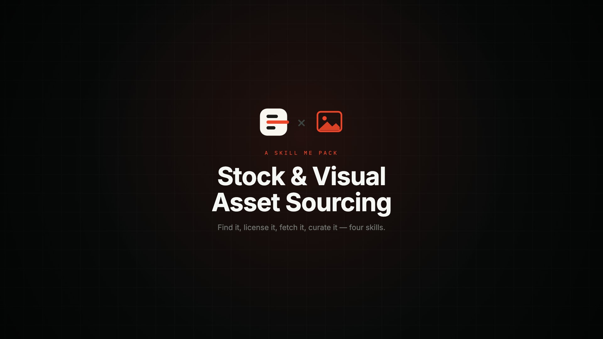 Stock & Visual Asset Sourcing pack - animated demo